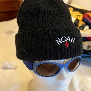 Noah NYC Black Knit Beanie